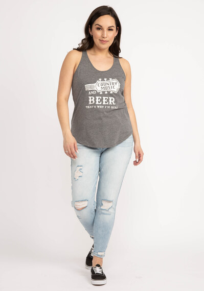 country music racerback tank top Image 3