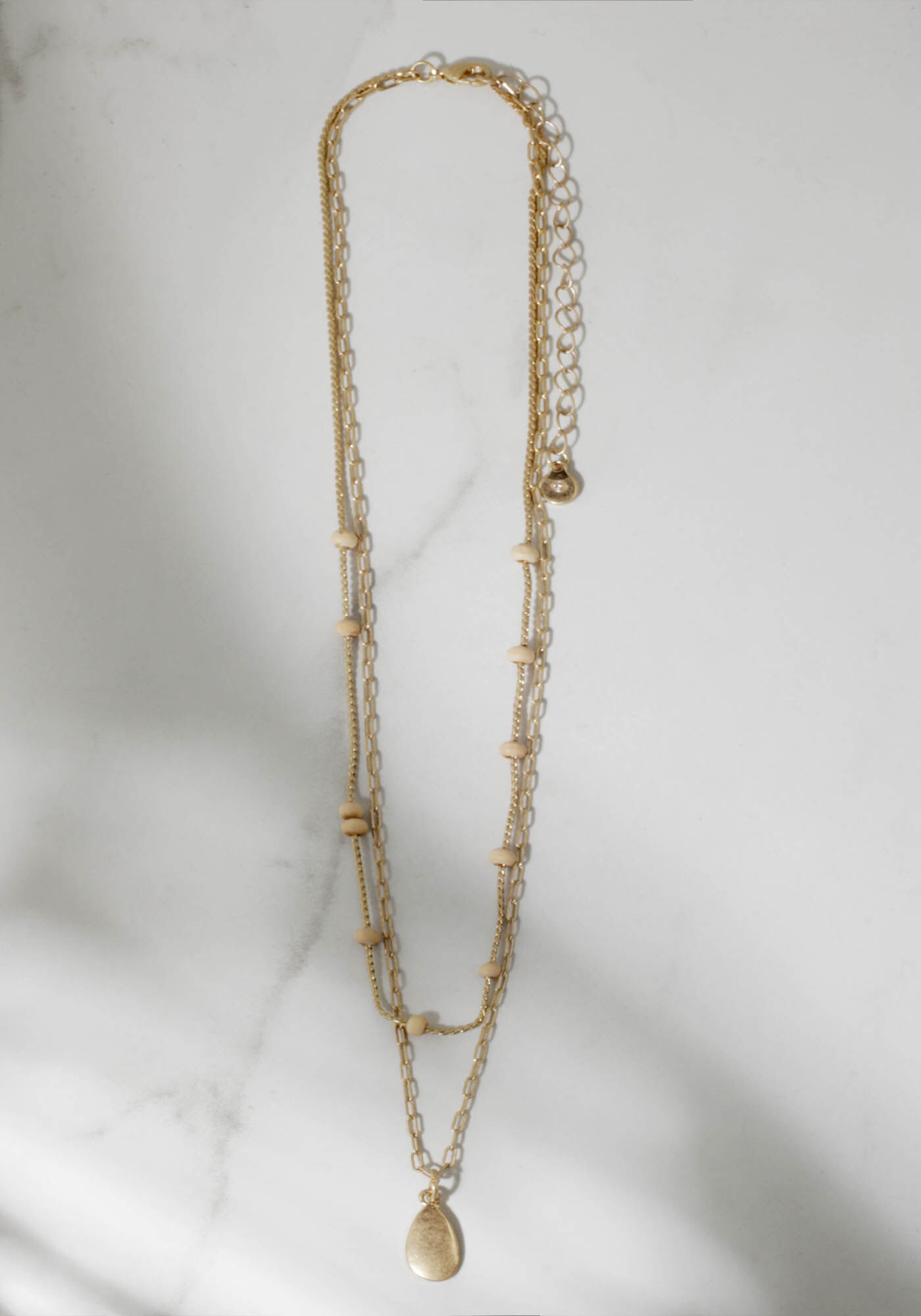 double layer beaded necklace Image 1