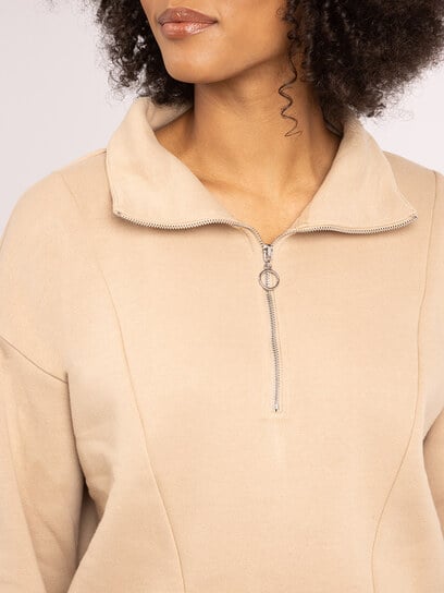 tatum 1/4 zip mock neck sweatshirt tatum 1/4 zip mock neck sweatshirt