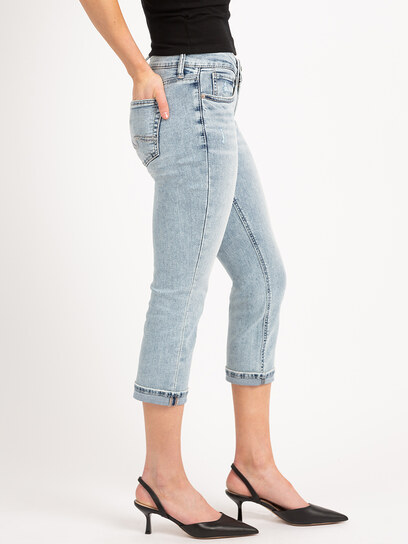 britt low rise capri jeans