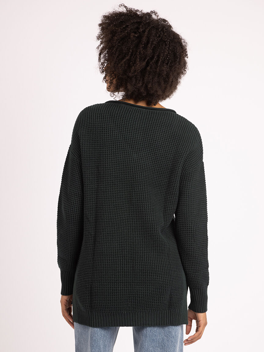 nevis v neck sweater Image 4