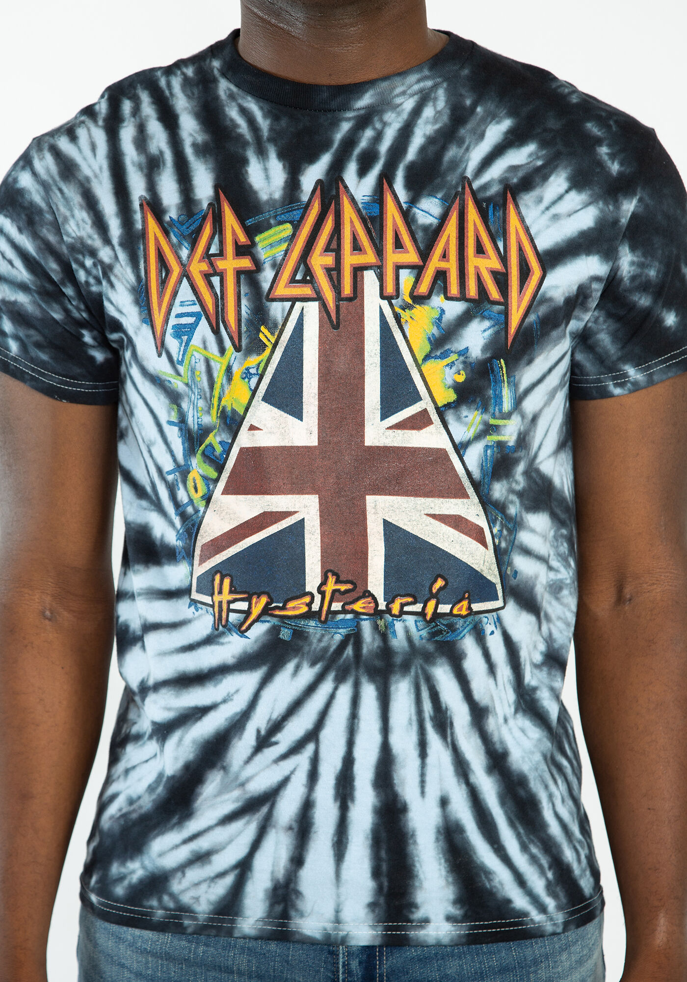 def leppard hysteria tie dye tee shirt Image 6