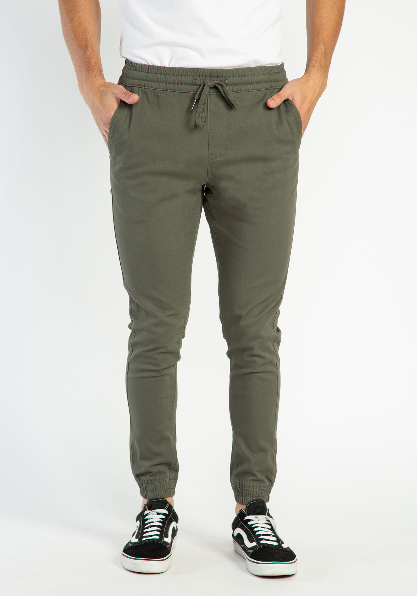 twill stretch jogger Image 1