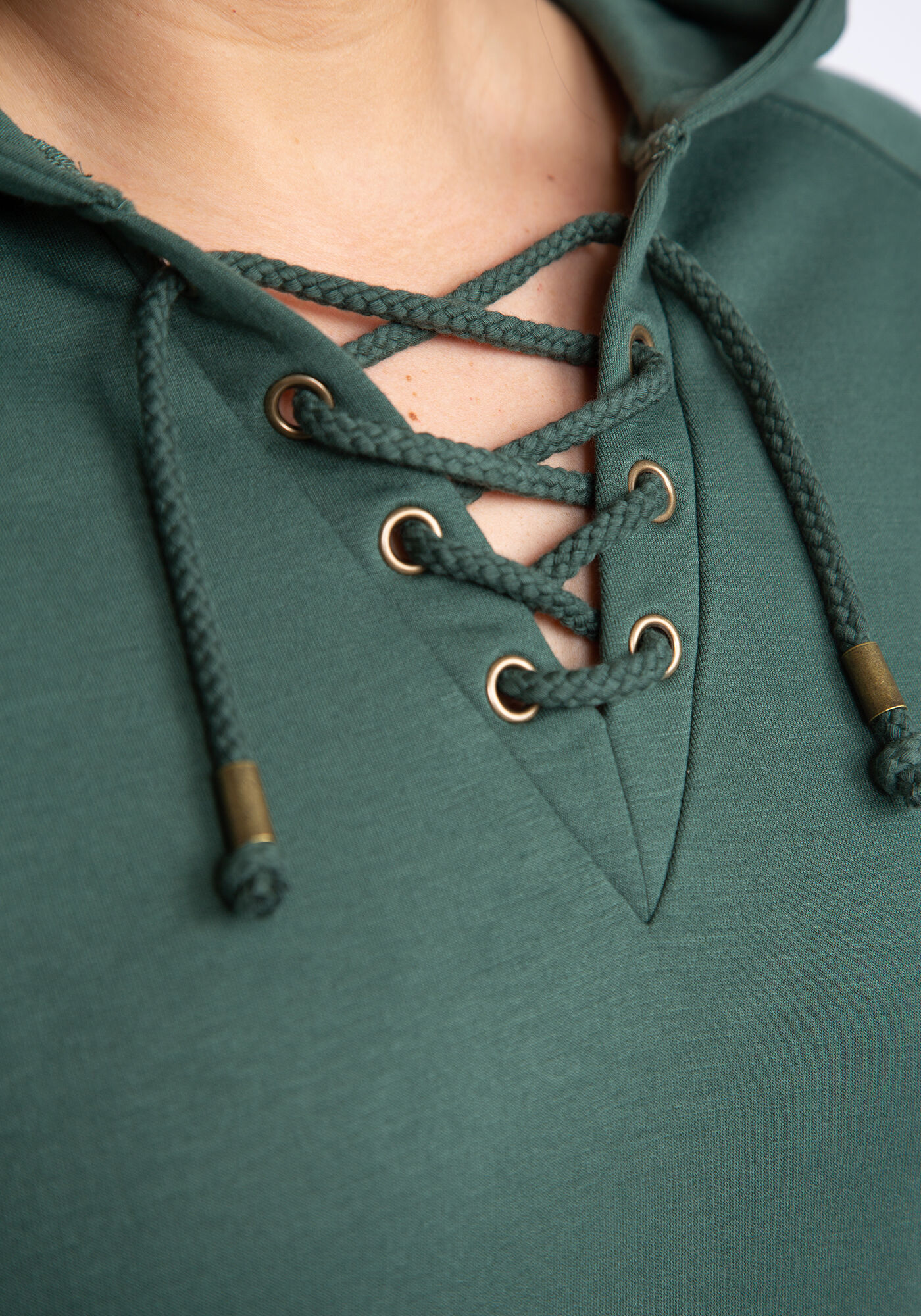 julien lace up hooded popover Image 5
