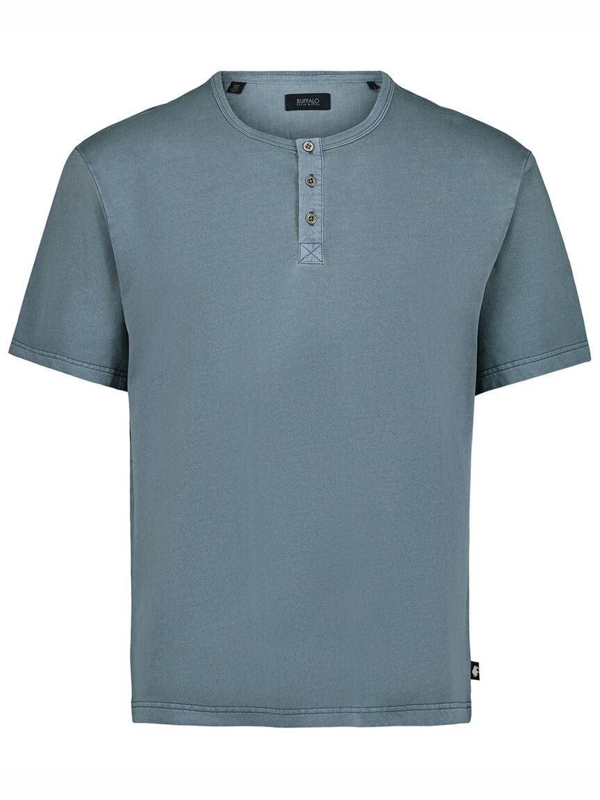 kandor short sleeve henley t-shirt