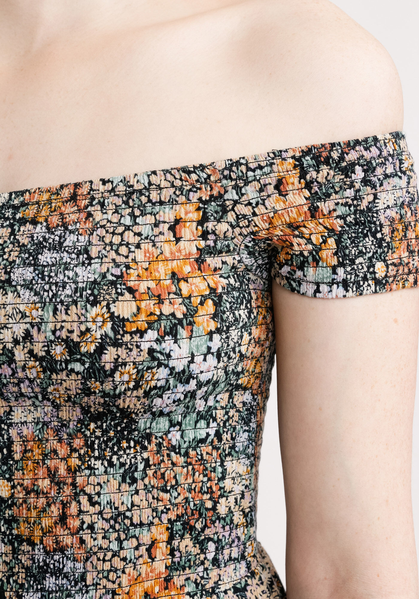 augustine smocked off shoulder maxi dress Image 5