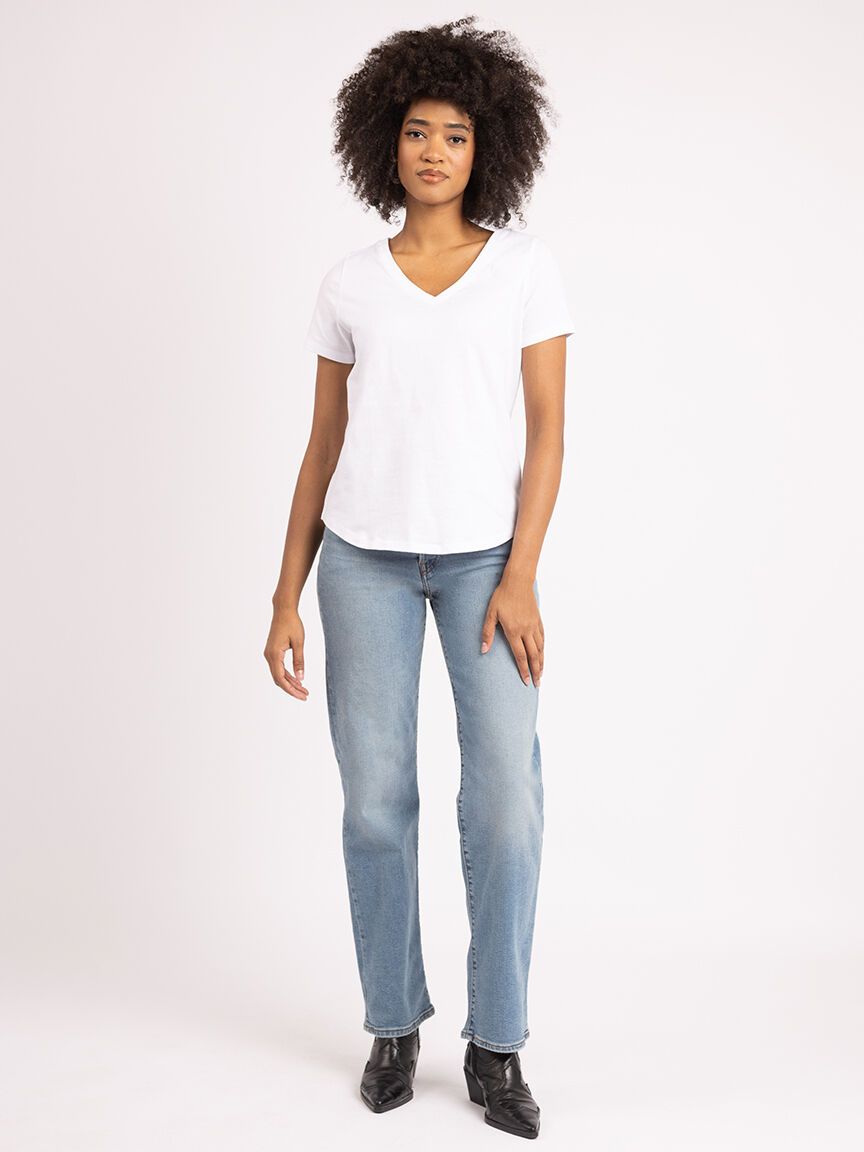 vickie v neck t-shirt Image 2