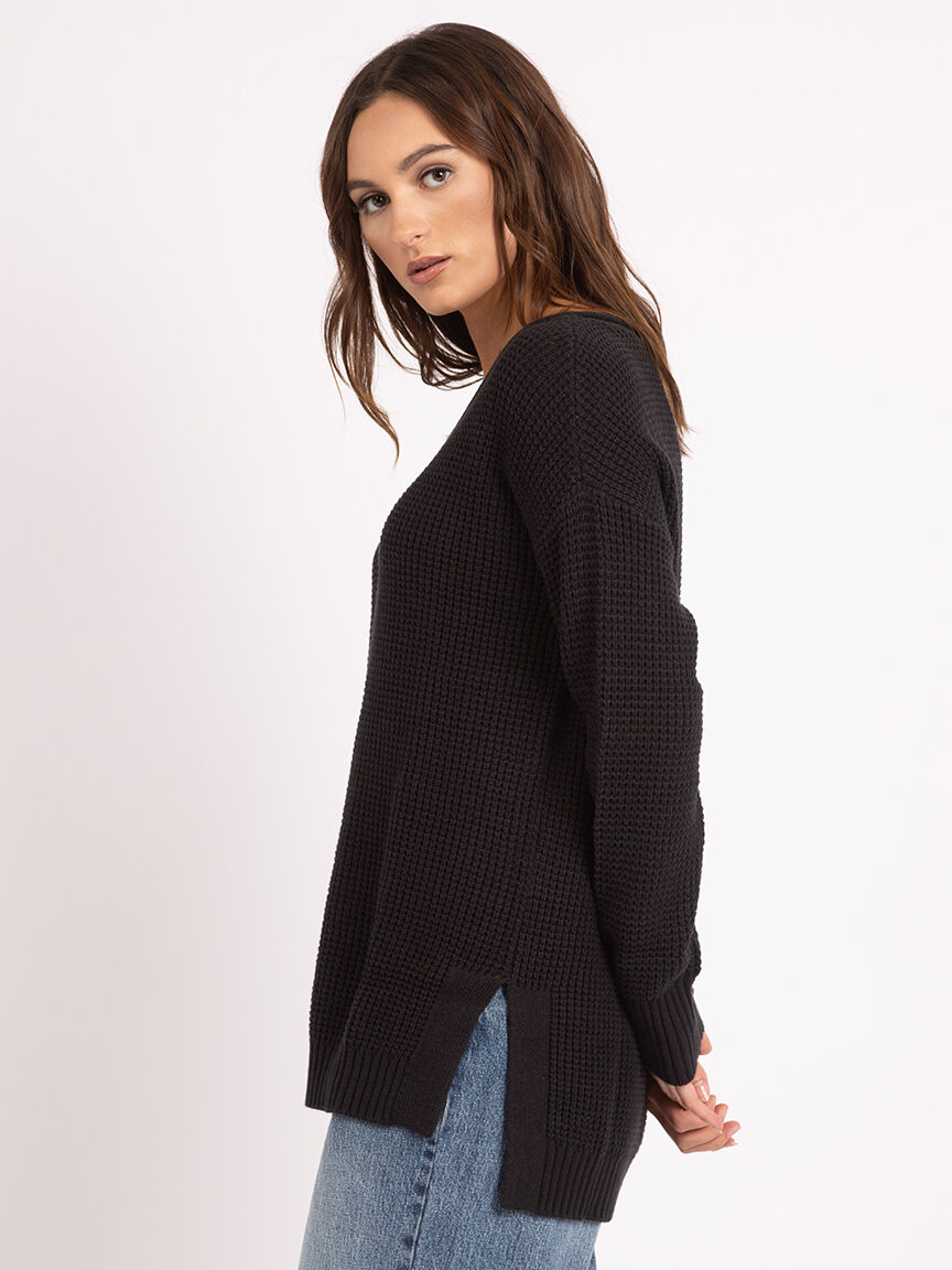 nevis v neck sweater Image 3
