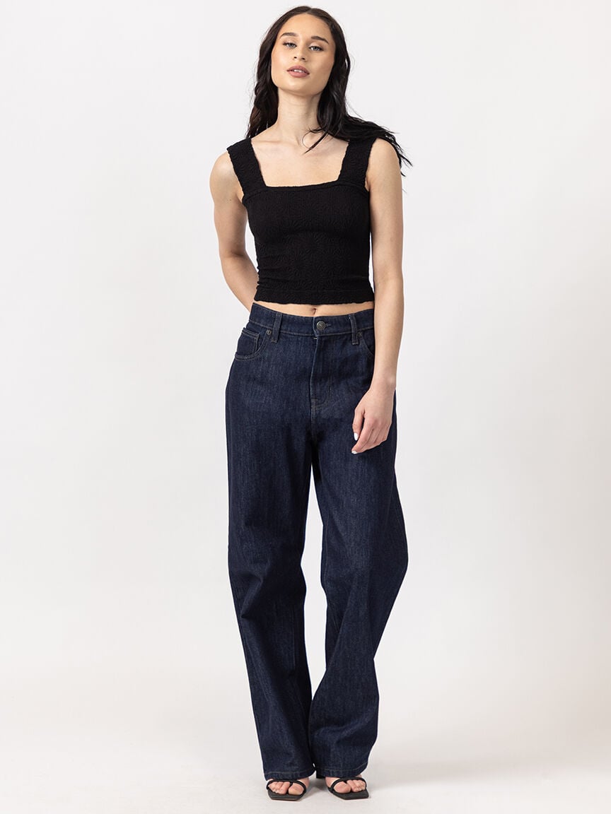 adelina square neck tank