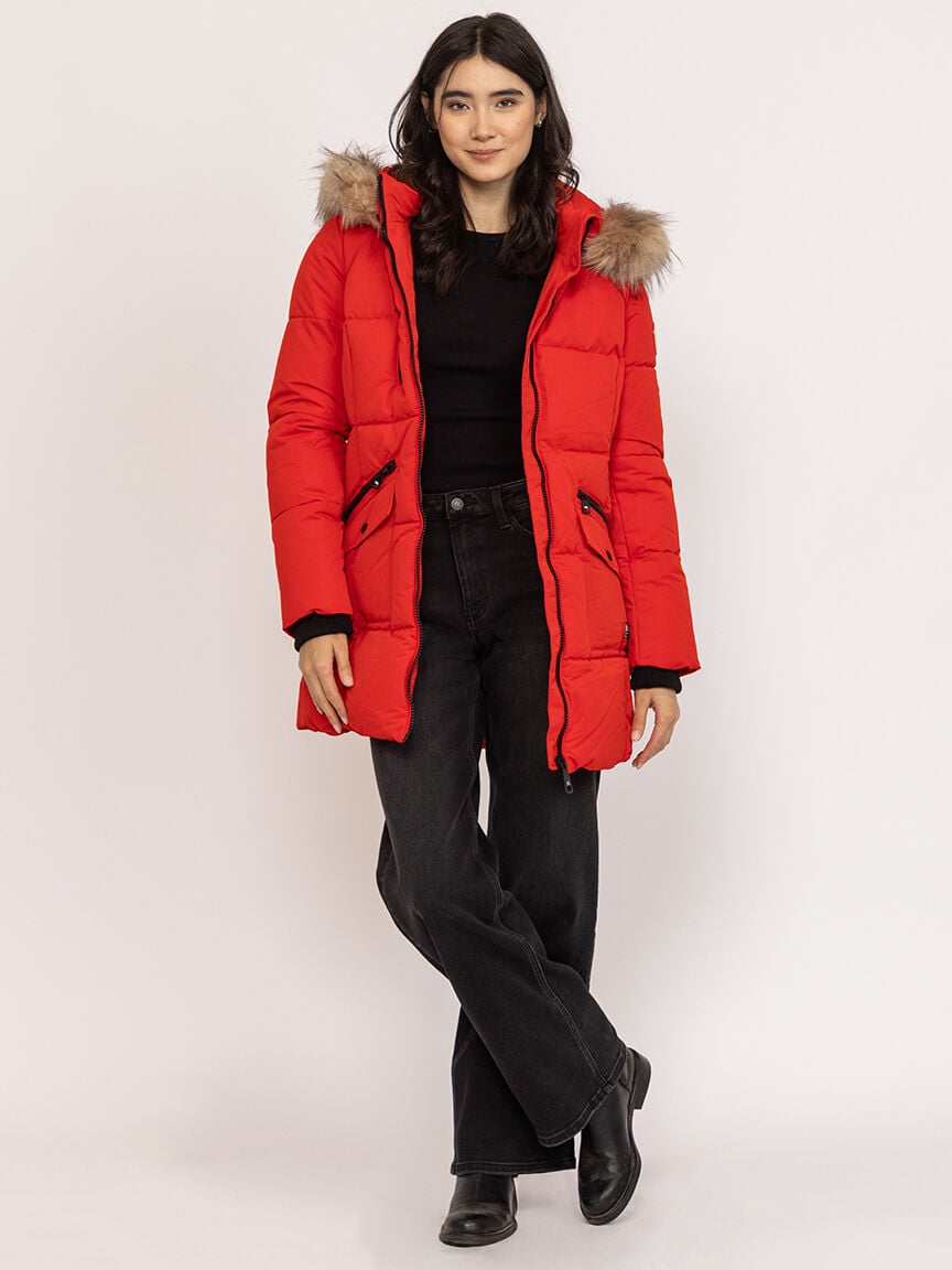 khione quilted parka