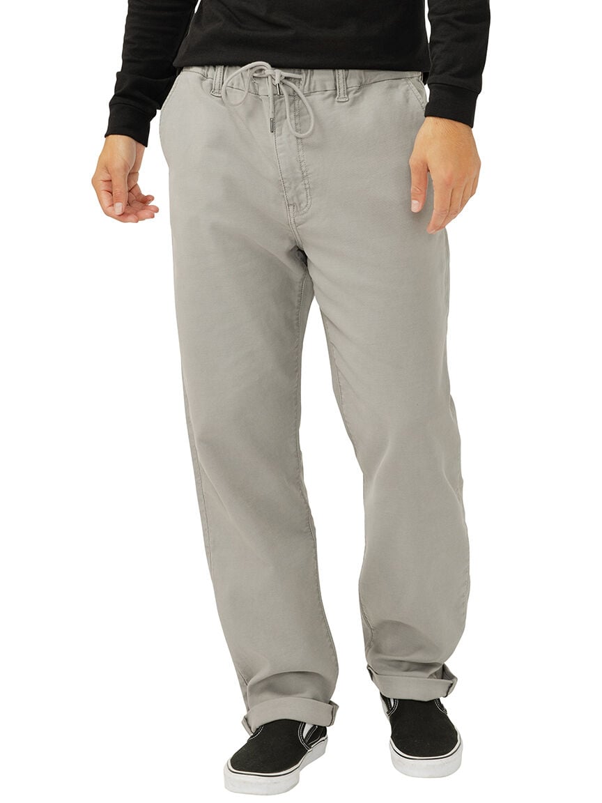 Relaxed Fit Trouser Leg Knit Flex Jeans