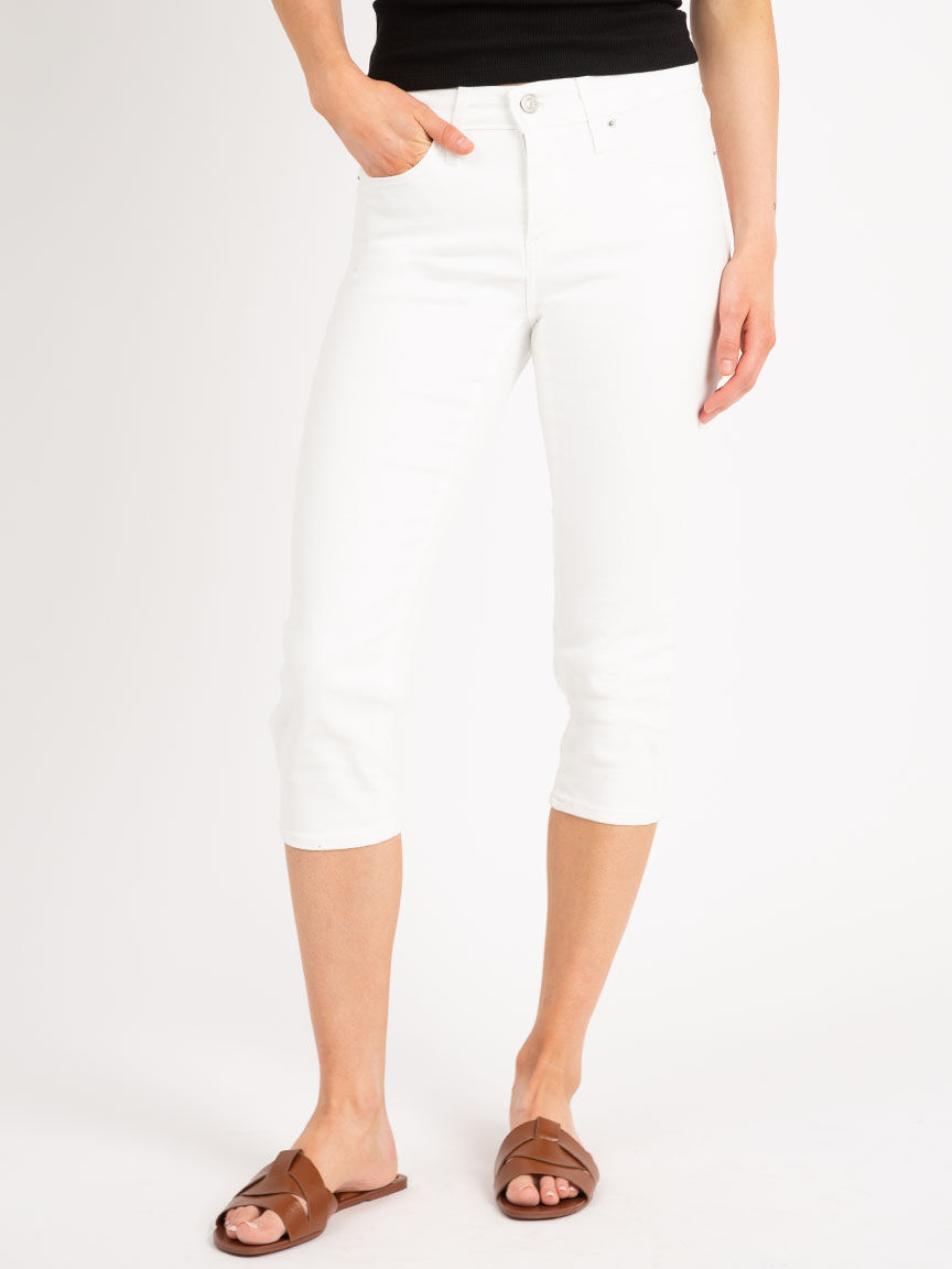 311 shaping skinny white capri Image 2