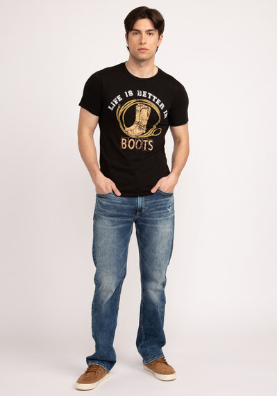 life is better in boots graphic tee Image 3