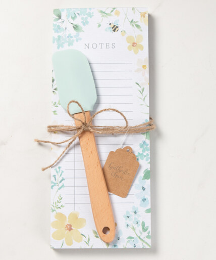 note pad and spatula gift set Image 1