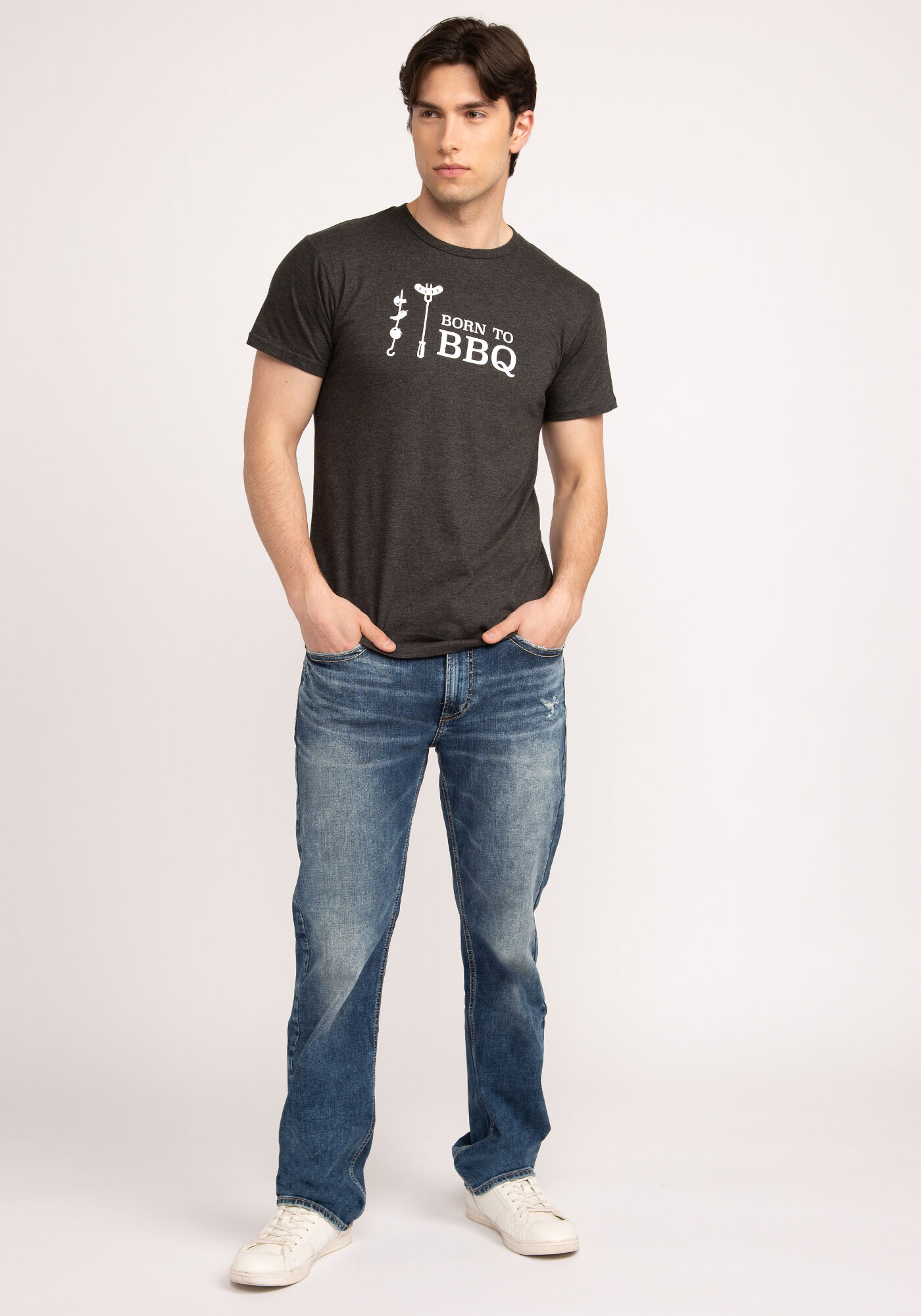 born to grill graphic t-shirt Image 3