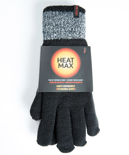 men's thermal knit gloves Image 1