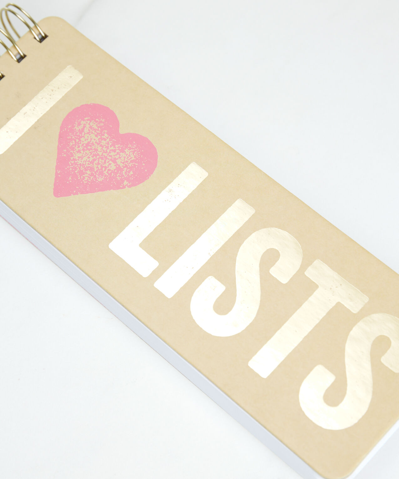 heart spiral top notepad  Image 2