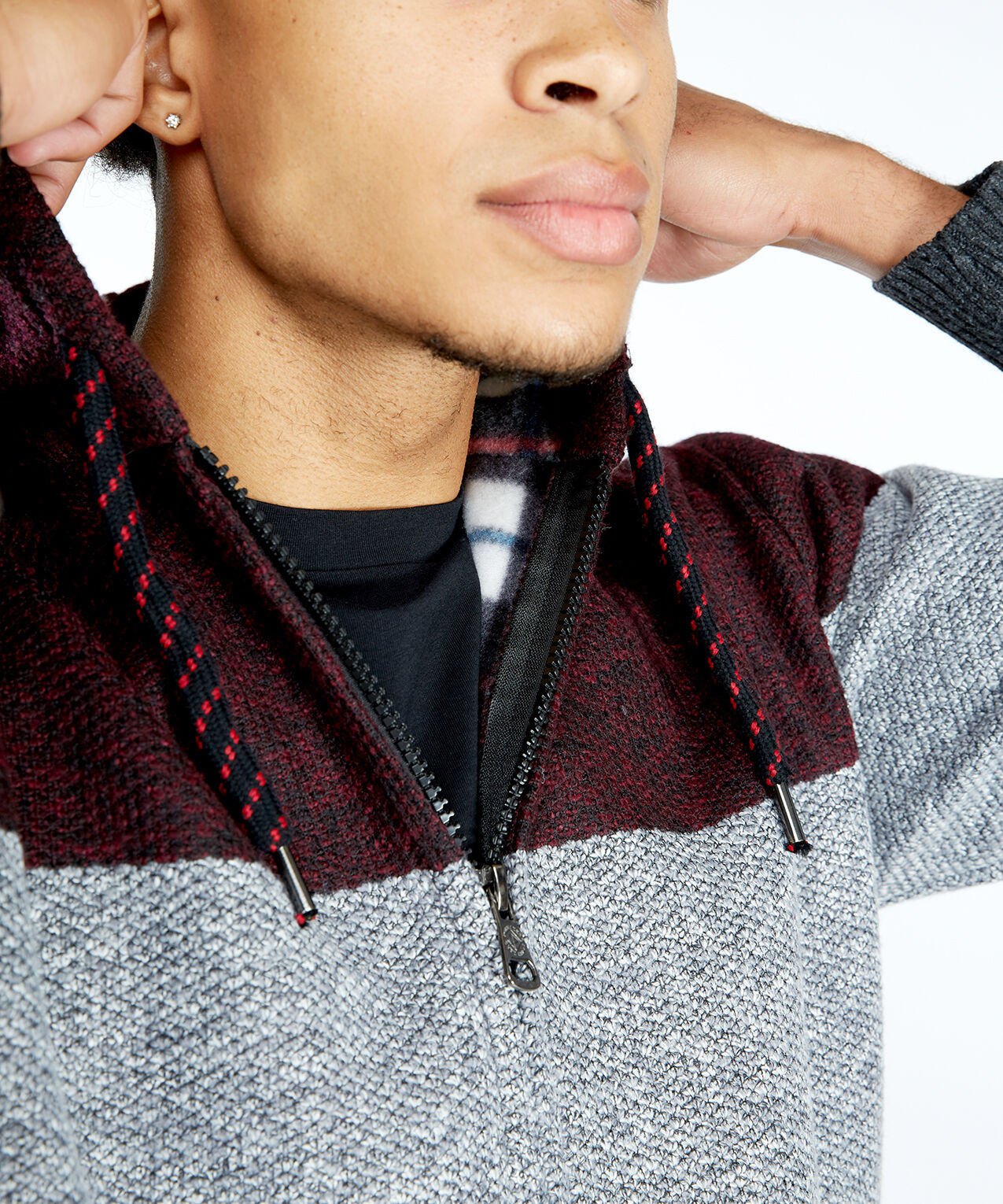 fleece lined hoodie Image 5