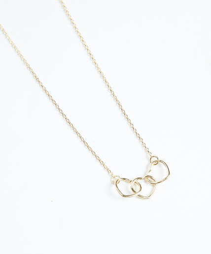 linked hearts necklace  Image 3