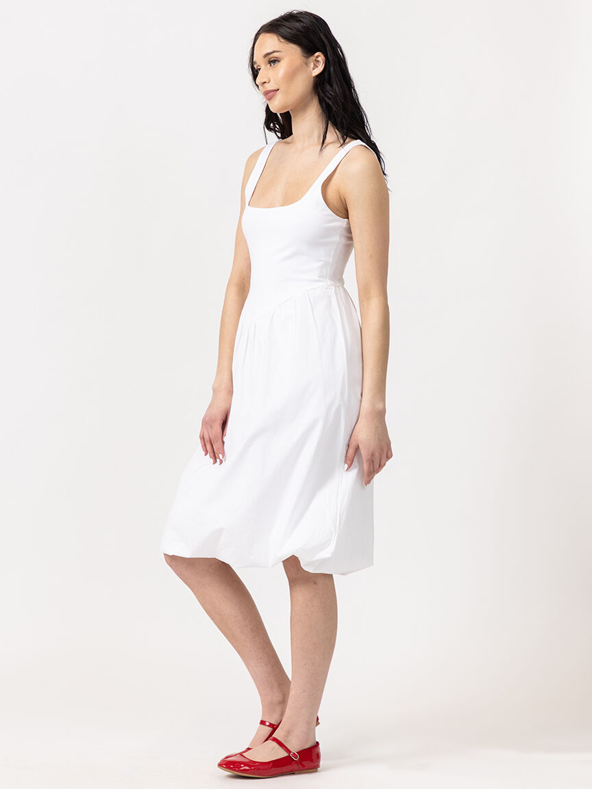 poplin bubble dress Image 2