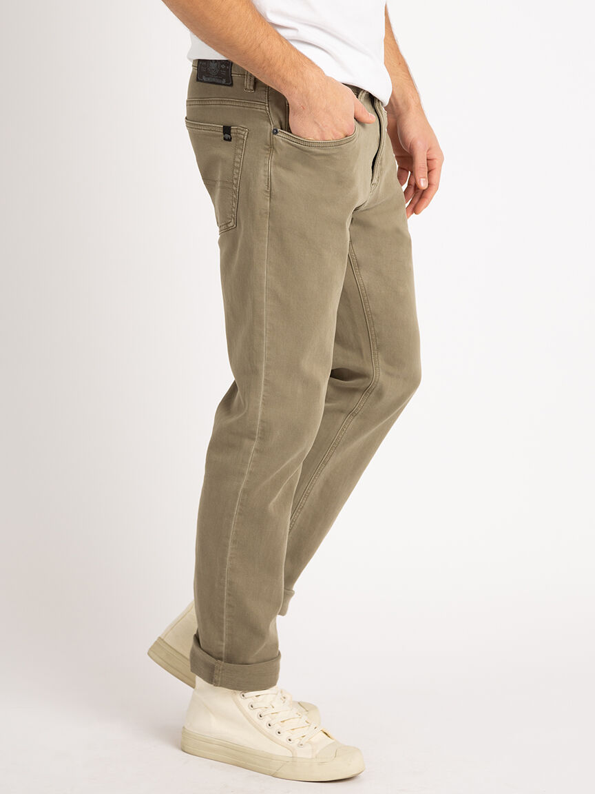 olive straight six jean Image 3