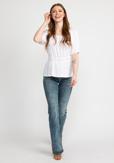 knox square neck short sleeve top Image 3