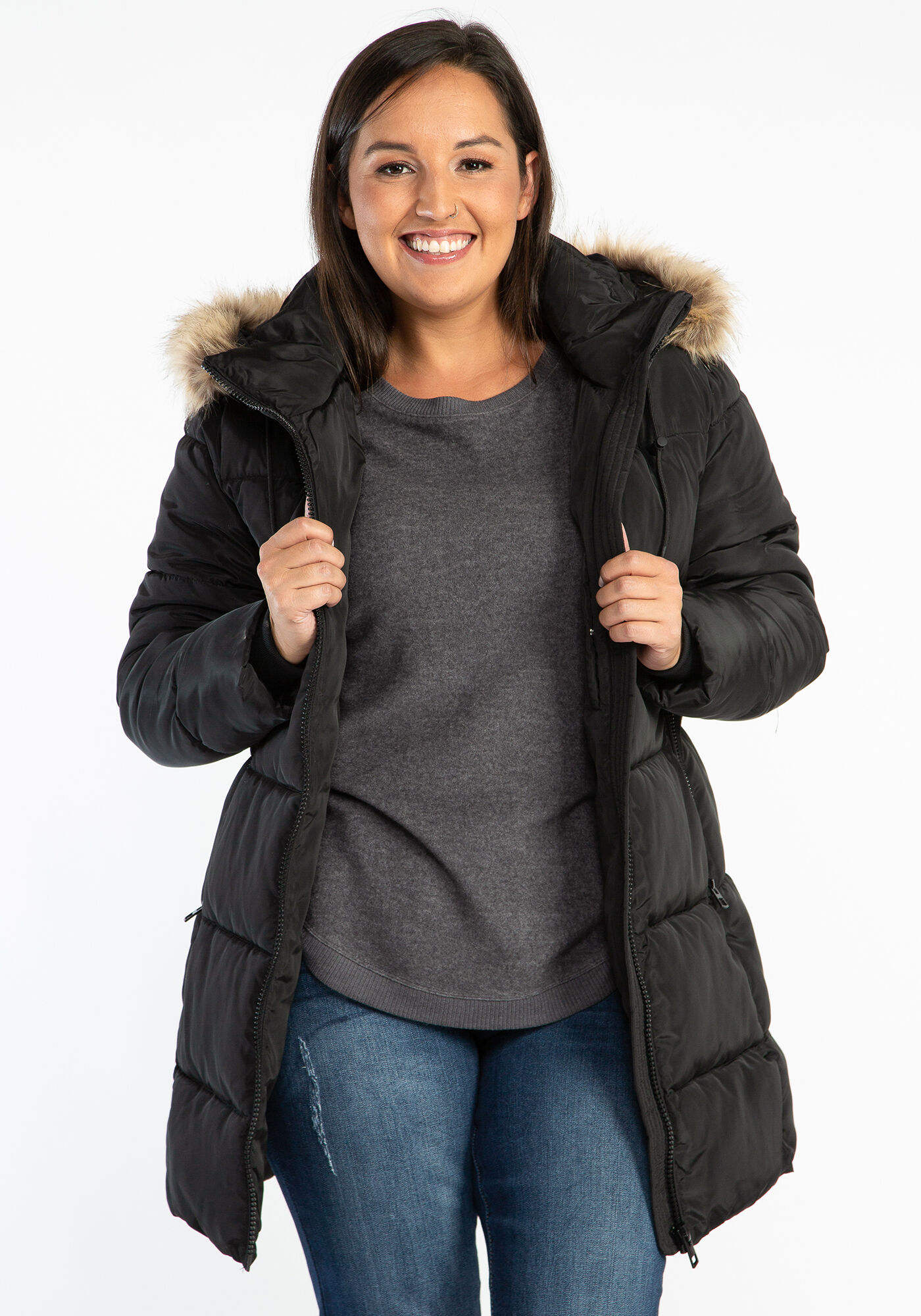 orford kismet mid length hooded puffer Image 1