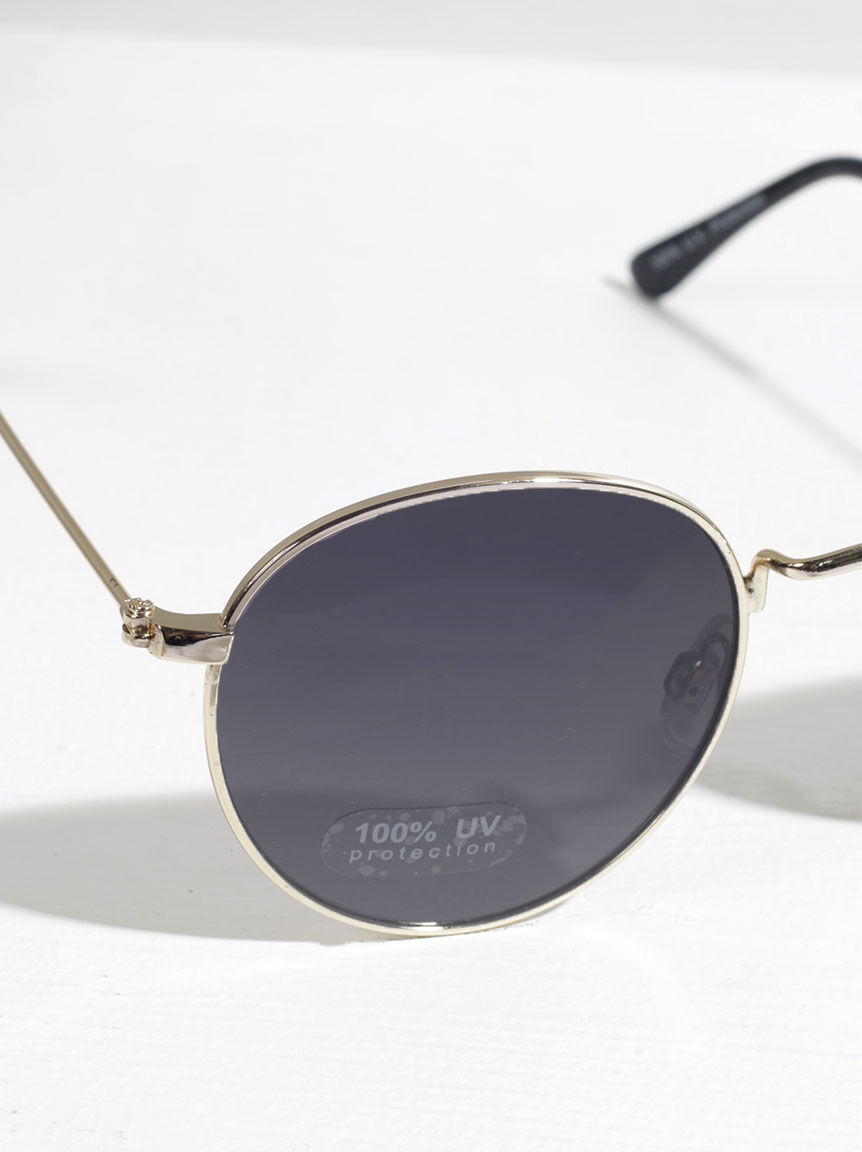 round frame sunglasses Image 3