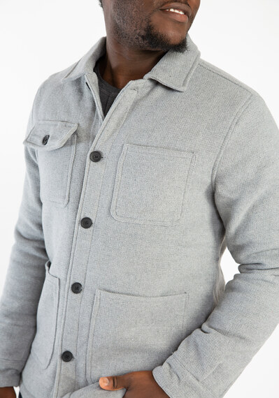 quilted chore jacket Image 6