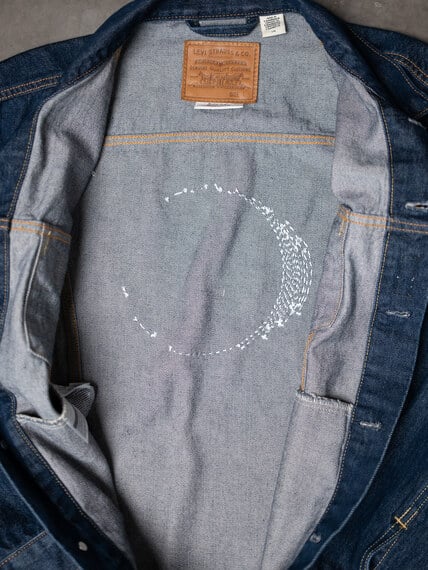 levi's type III trucker jacket with sashiko levi's type III trucker jacket with sashiko Image 5