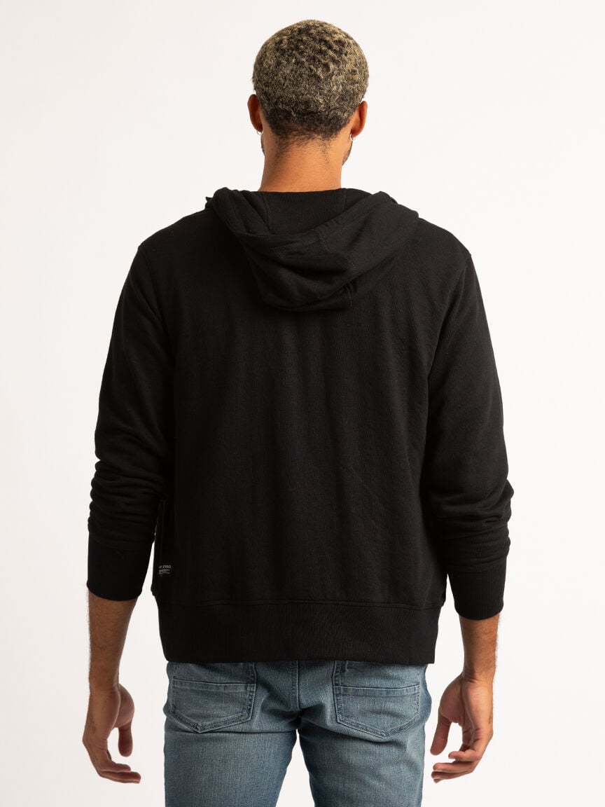 トップス BOOTLEGGERS FULL DIPPED zip hoodie Distressed Zip-Up Hoodie – Copping Zone
