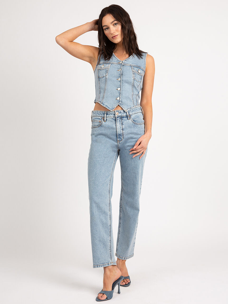 mattie denim vest Image 3