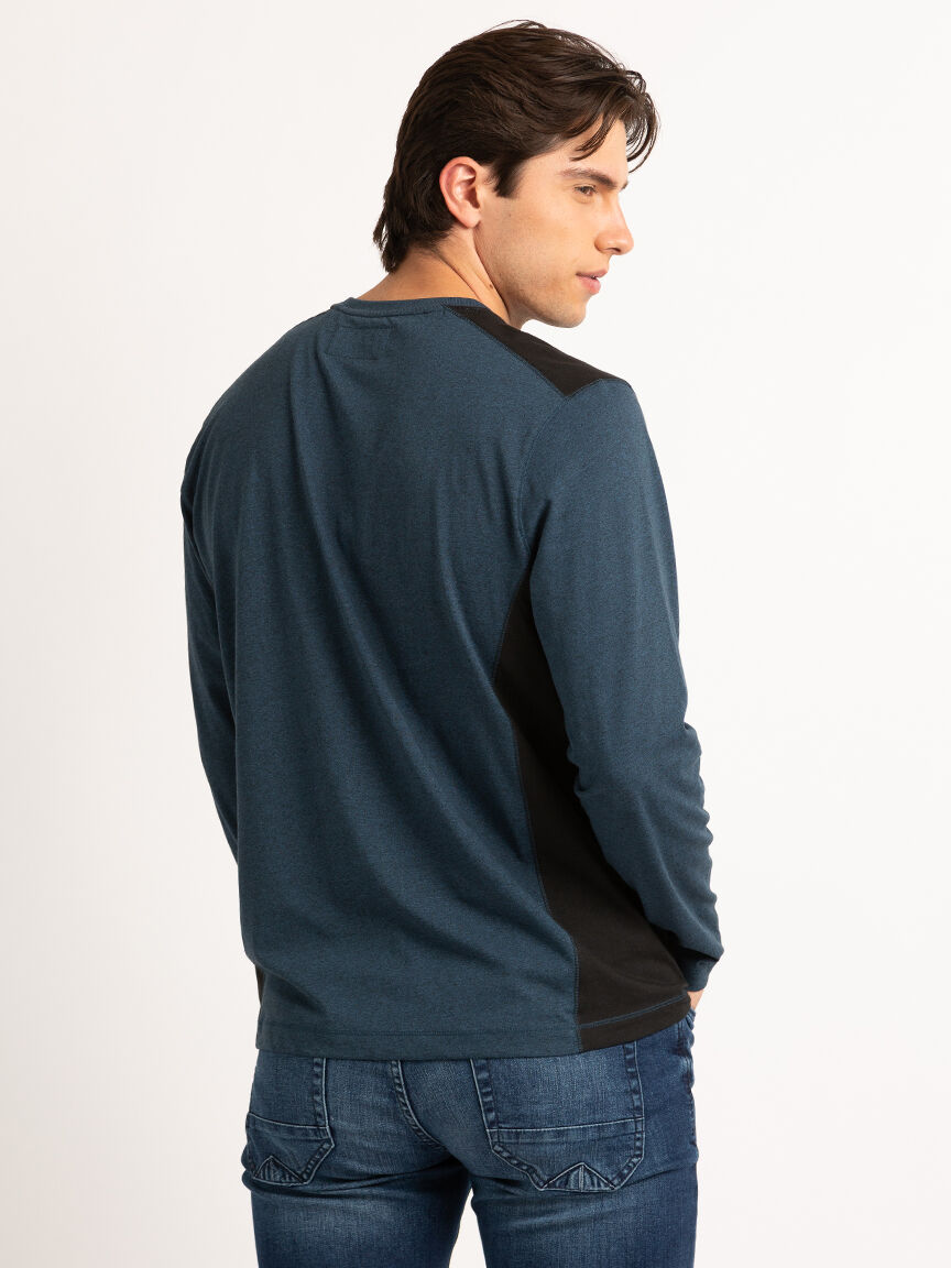 long sleeve henley shirt Image 2