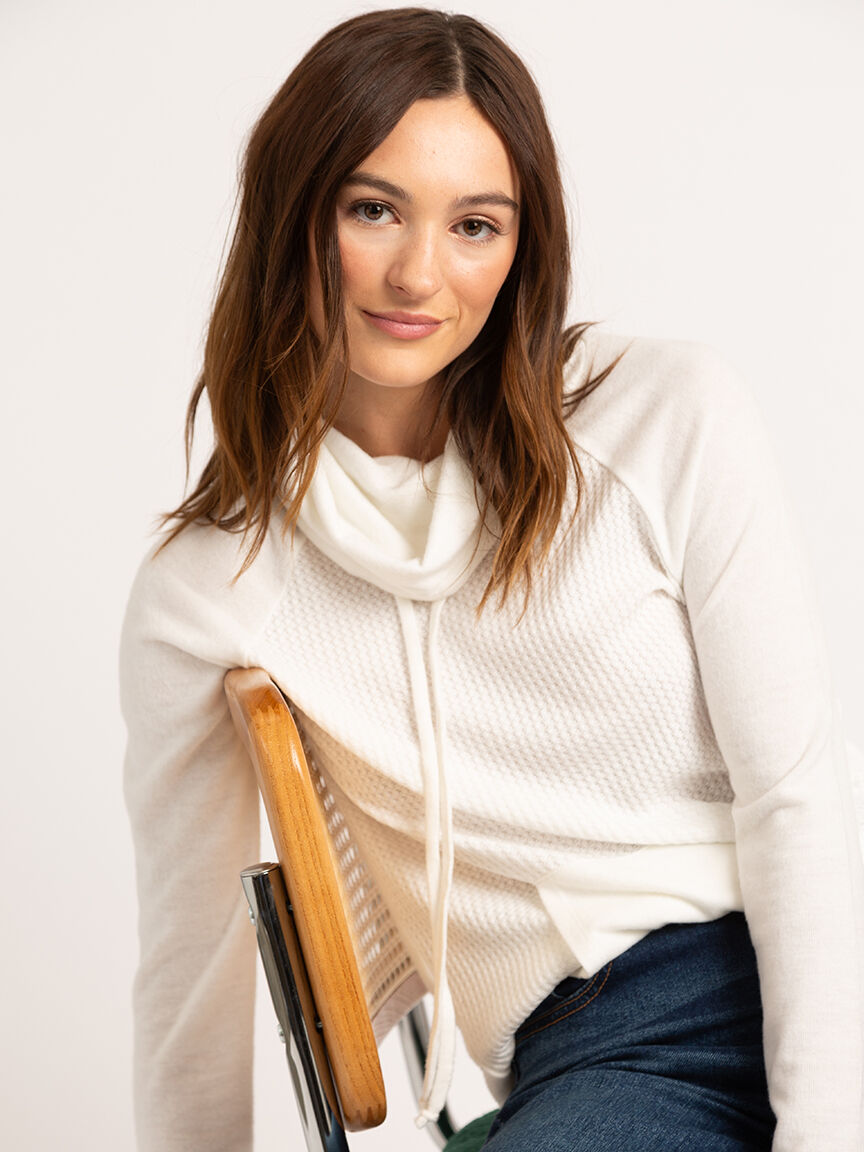 cammi cowl neck long sleeve tee Image 1