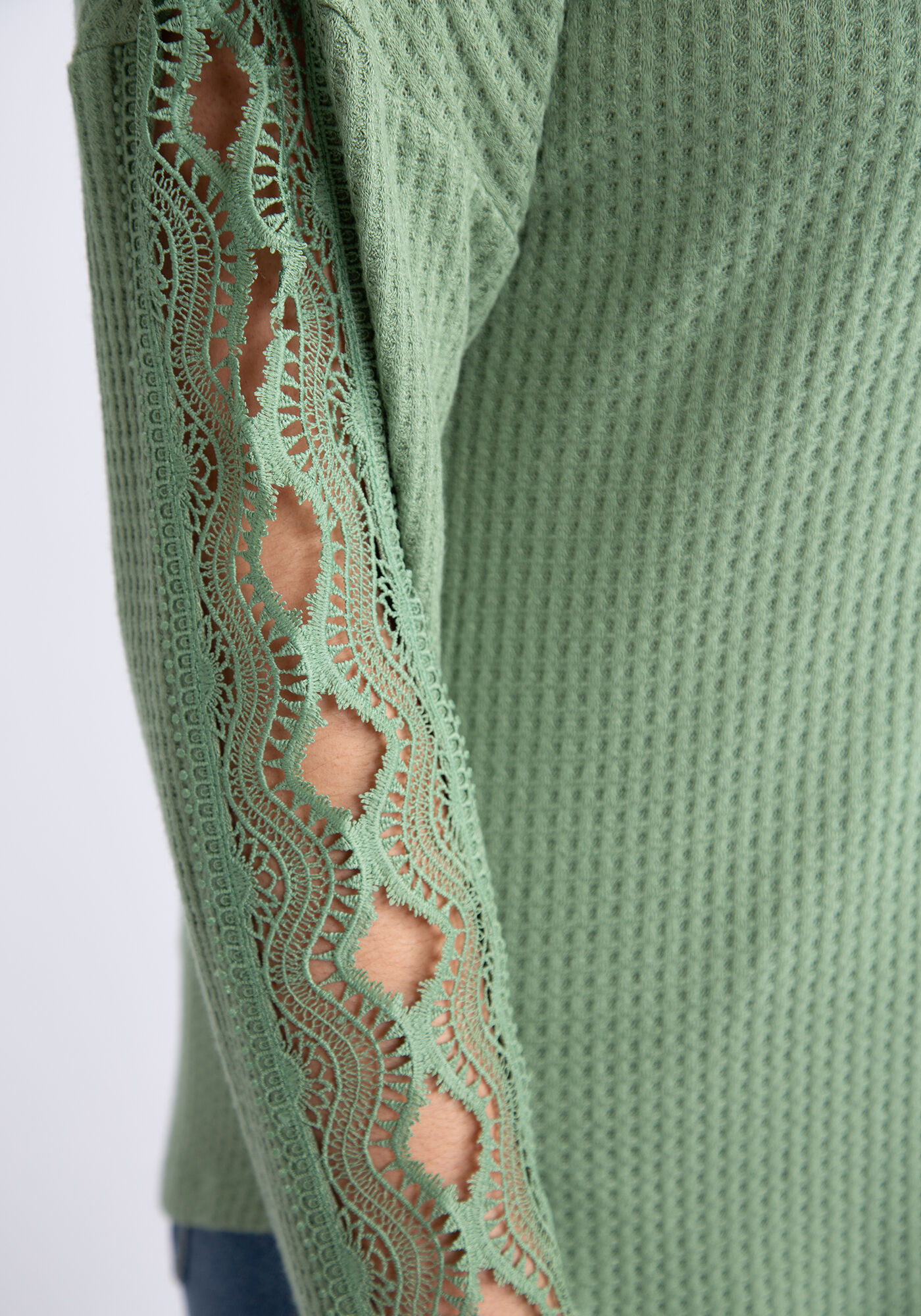 everly crochet trim longsleeve Image 5