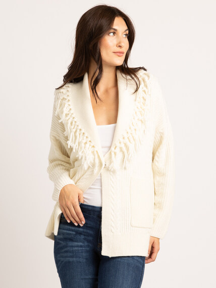 anne belted open cardigan  Image 2