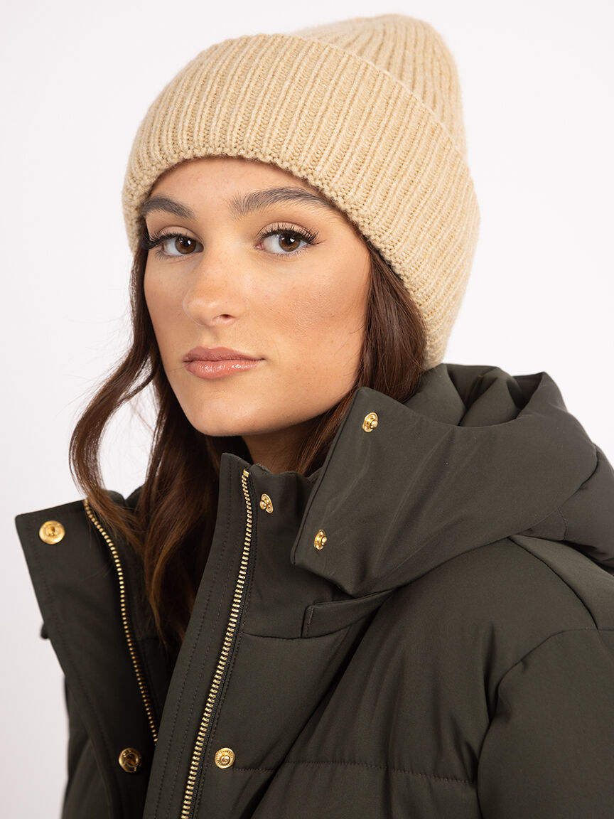 thick ribbed winter beanie Image 3