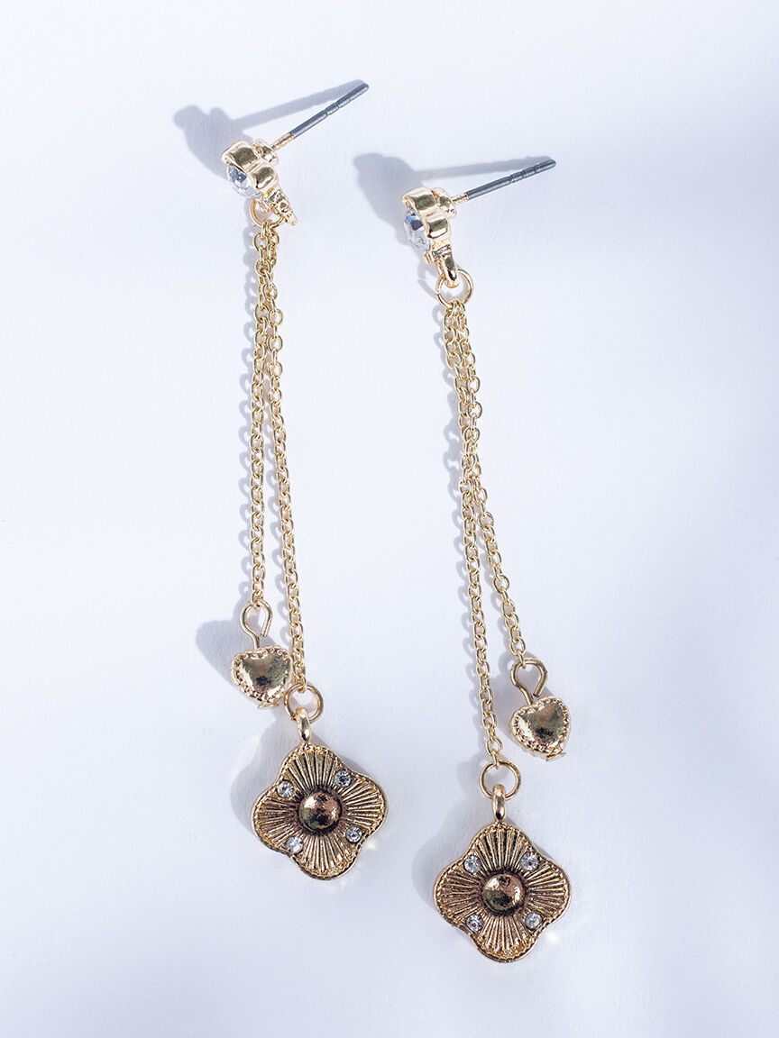 clover chain earring Image 1