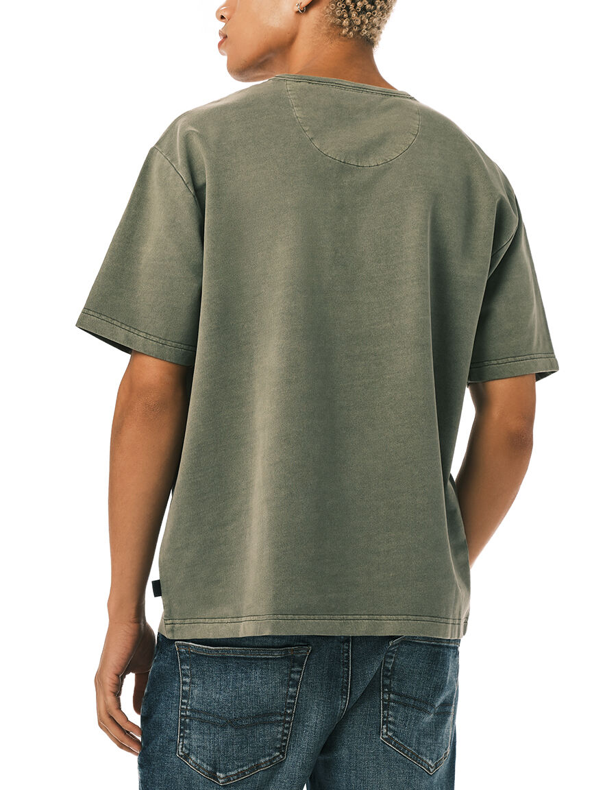 kandor short sleeve henley t-shirt