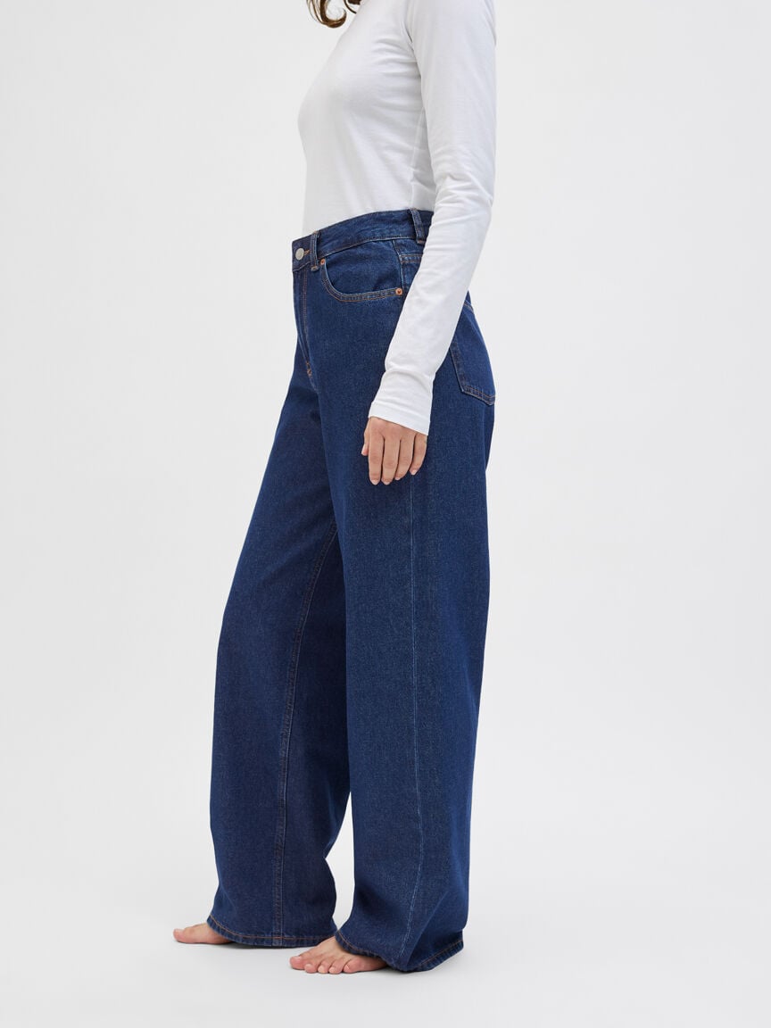 tokyo wide leg jean dark authentic