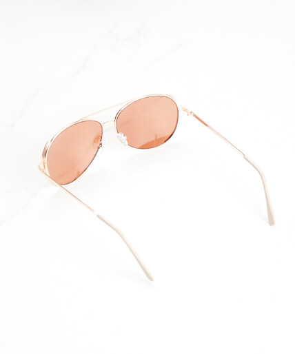 women's crystal aviator sunglasses  Image 3