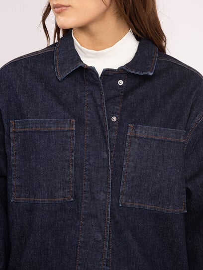 nevaeh chore jacket rinse nevaeh chore jacket rinse