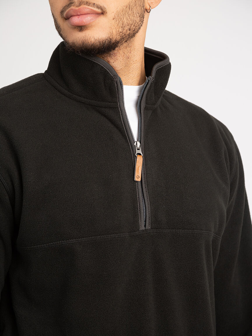 mock zip micro polar fleece Image 4
