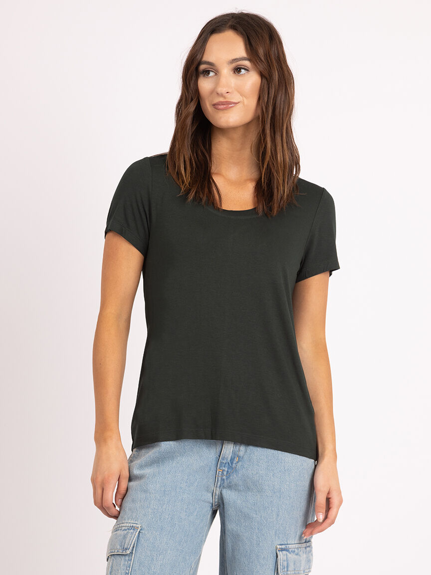 brady scoop neck t-shirt Image 1