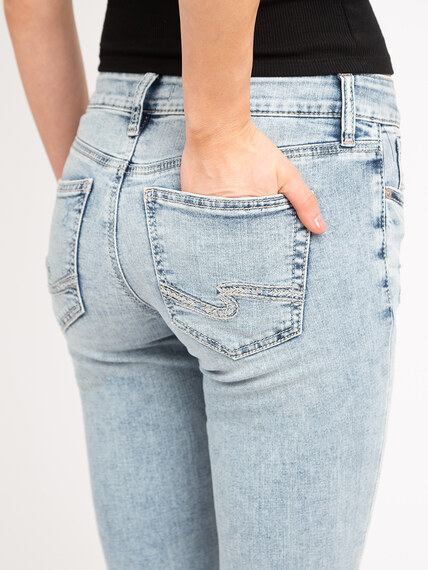 britt low rise capri jeans Image 5