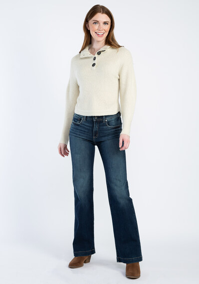 henly mock neck popover sweater Image 3