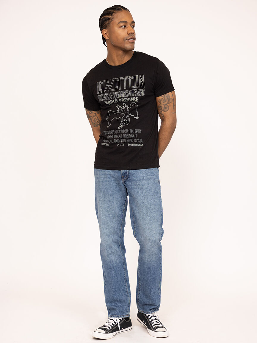 unisex led zepplin graphic tee