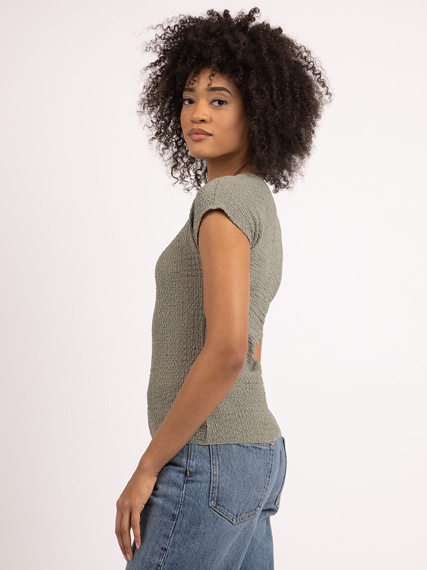 trina crew neck t-shirt Image 3