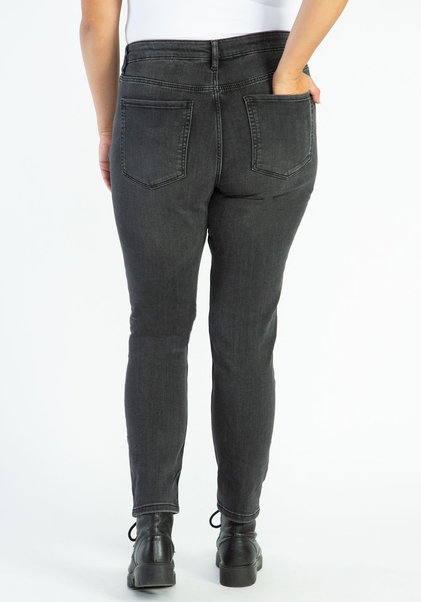 high rise skinny jeans Image 5