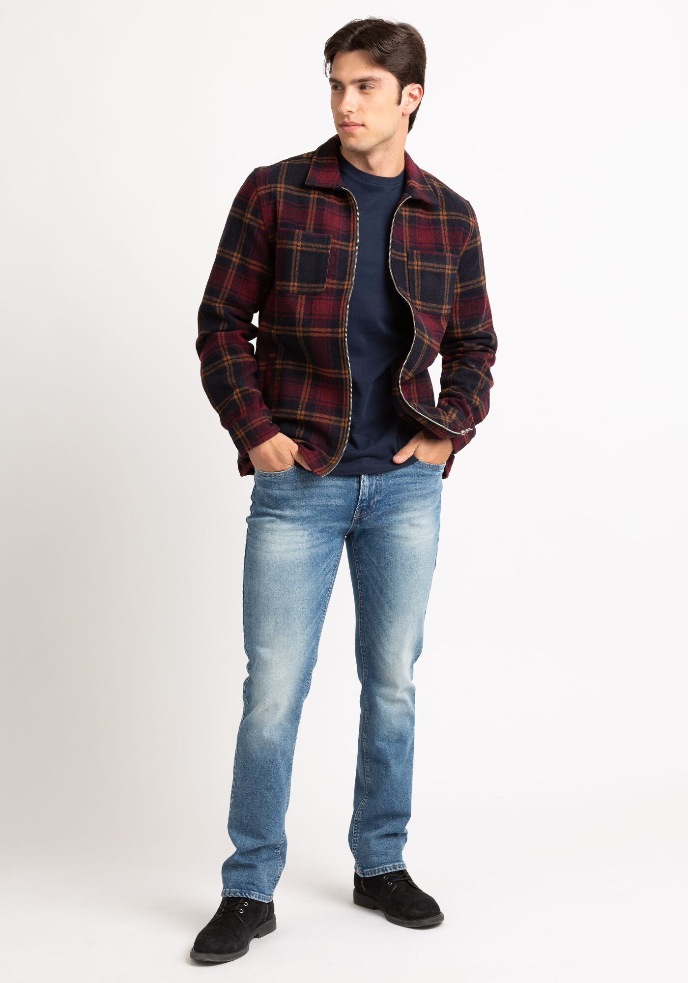 nolan plaid heavy overshirt Image 3